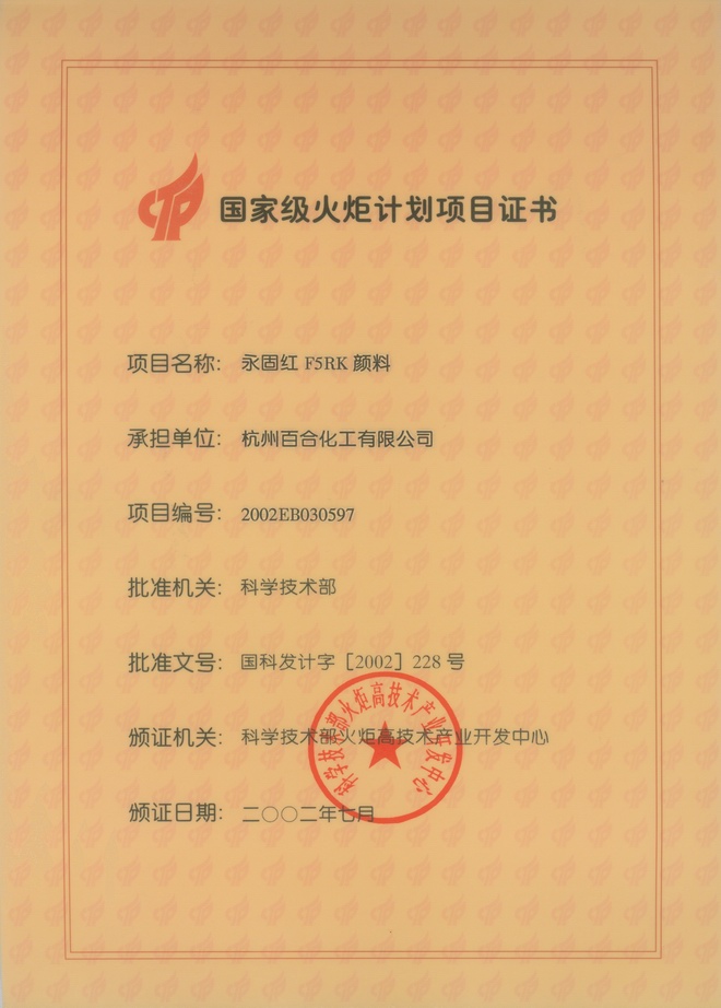 火炬計劃項目